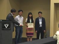 顧燊博士 (右二) 於美洲華人遺傳學會 (ACGA) 周年大會接受獎項